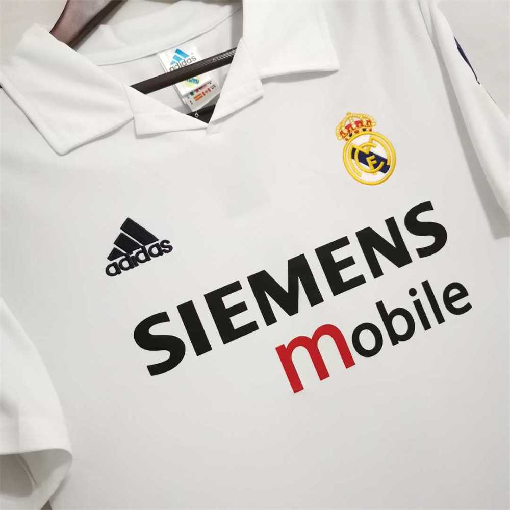 2002/03 Real Madrid Retro Soccer Jersey Home