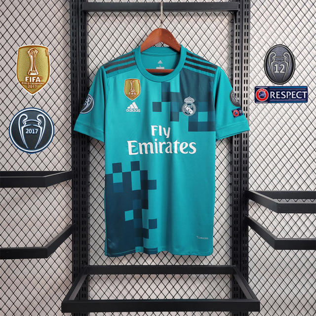 2017/18 Real Madrid Retro Jersey Third Away