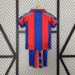 1996/97 Barcelona Retro Kids Jersey Home