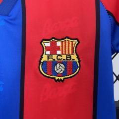 1996/97 Barcelona Retro Kids Jersey Home