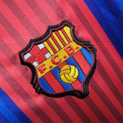 1991-92 Barcelona Retro Jersey Long Sleeve Home