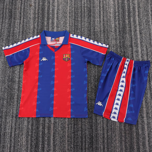 1992/95 Barcelona Retro Kids Jersey Home