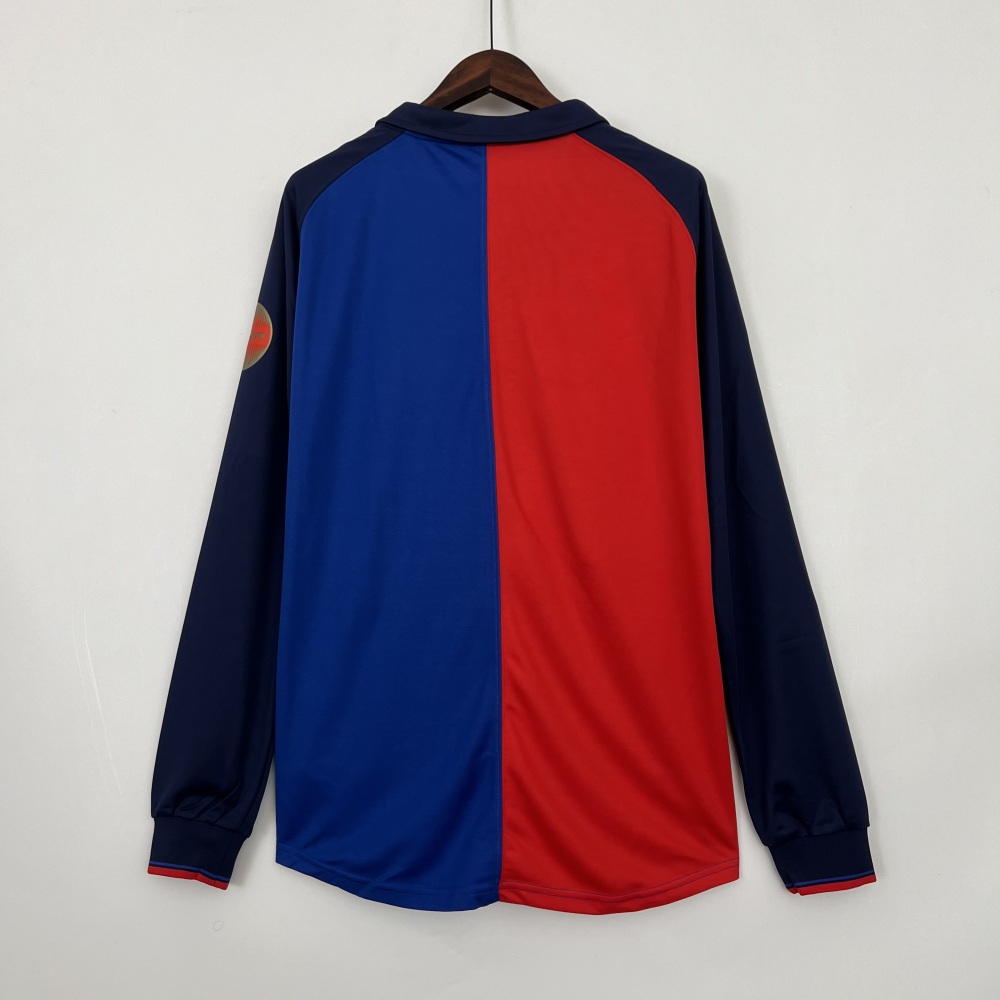 Barcelona Retro Jersey 100-Yeas Anniversary Home Long Sleeve