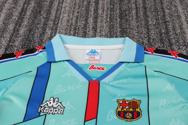 1996/97 Barcelona Retro Kids Jersey Away