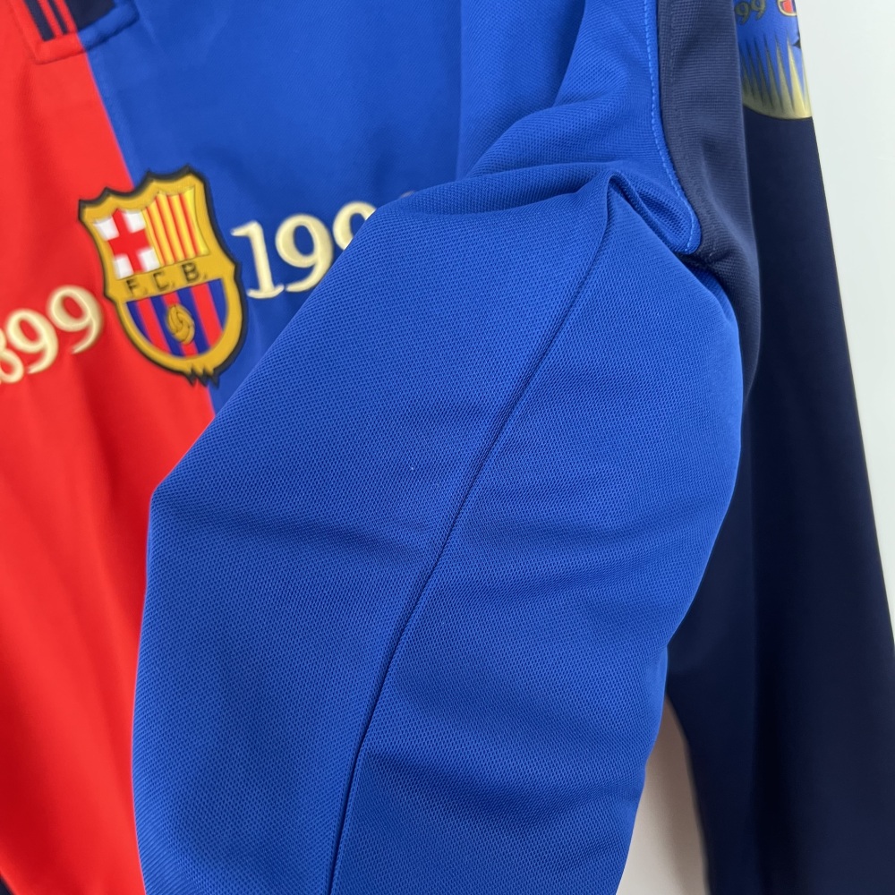 Barcelona Retro Jersey 100-Yeas Anniversary Home Long Sleeve