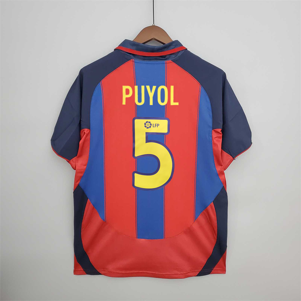 2003/04 Barcelona Retro Jersey Home