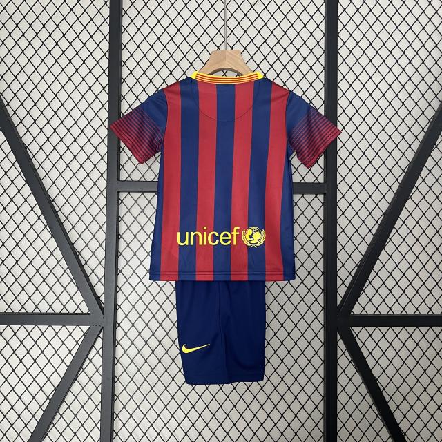2013/14 Barcelona Retro Kids Jersey  Home