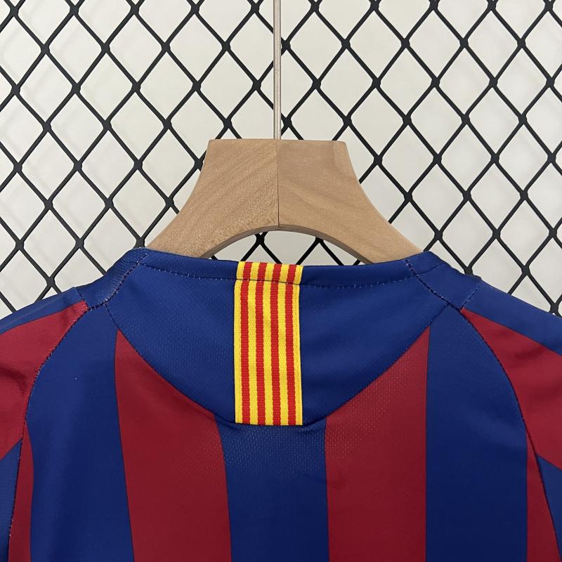 2005/06 Barcelona Retro Kids Jersey Home League Version