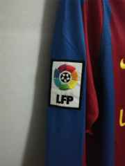 2007/08 Barcelona Retro Jersey Home Long sleeves