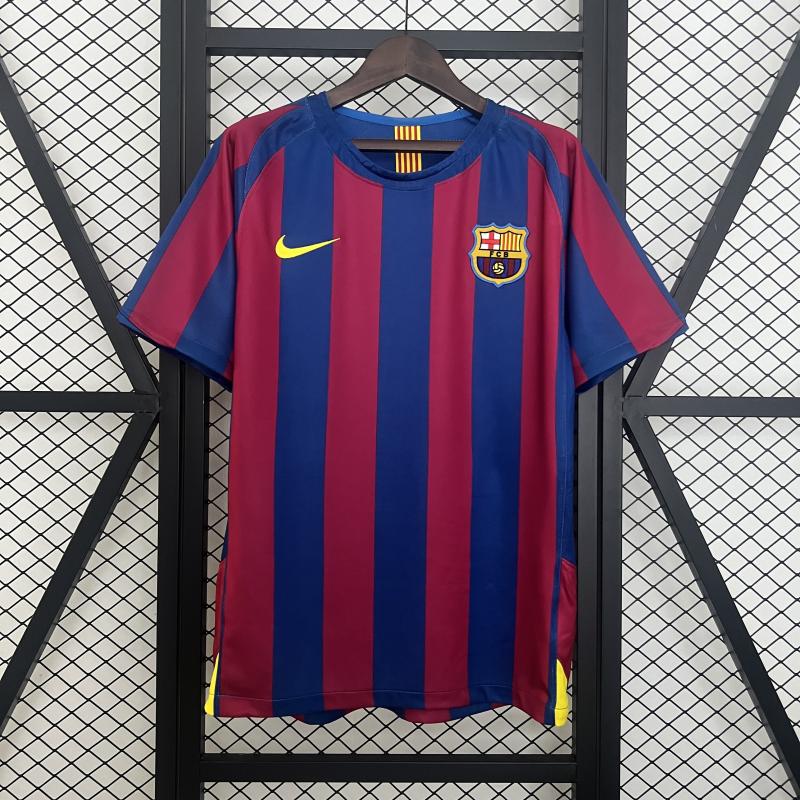 2005/06 Barcelona Retro Jersey Home League Version