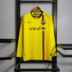 2008/09 Barcelona Long Sleeve Retro Jersey Away