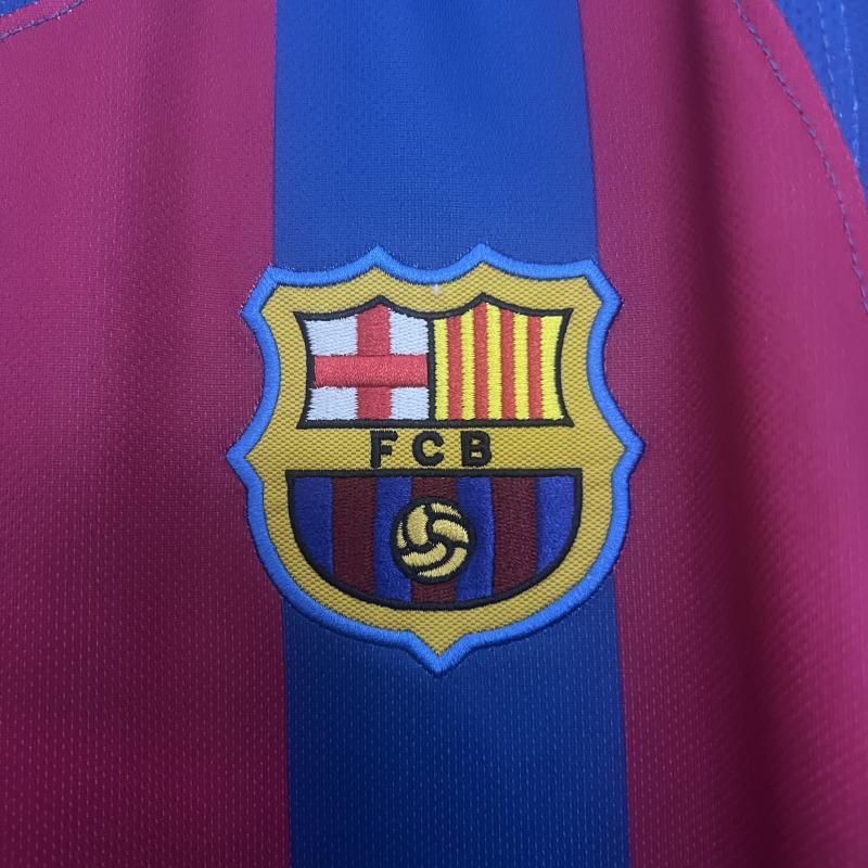 2005/06 Barcelona Retro Jersey Home League Version