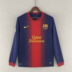2012/13 Barcelona Long sleeve Retro Jersey Home
