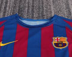 2005/06 Barcelona UCL Final Retro Kids Jersey Home