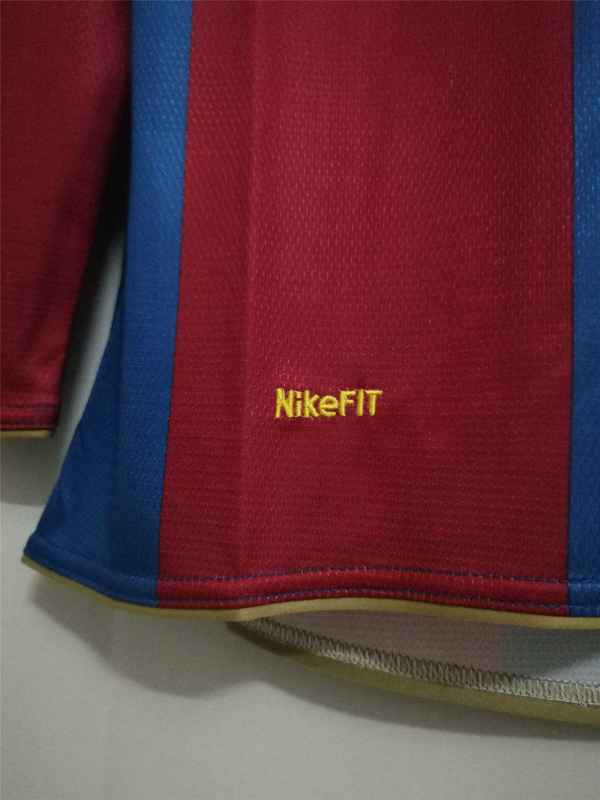 2007/08 Barcelona Retro Jersey Home Long sleeves
