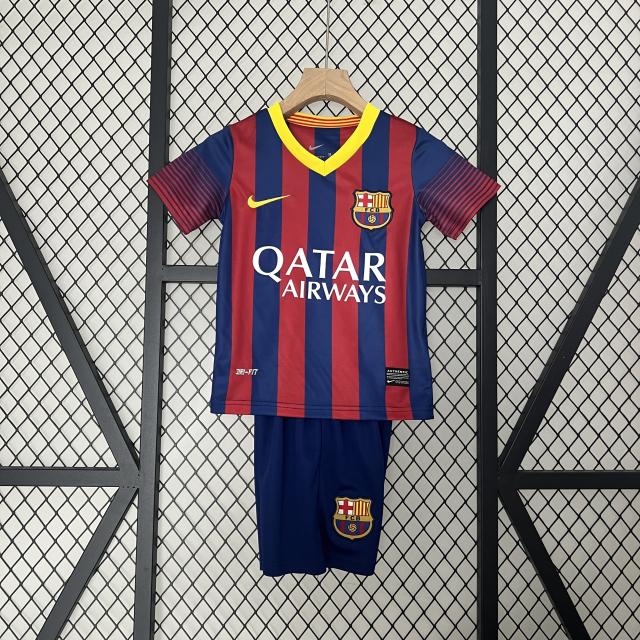 2013/14 Barcelona Retro Kids Jersey  Home