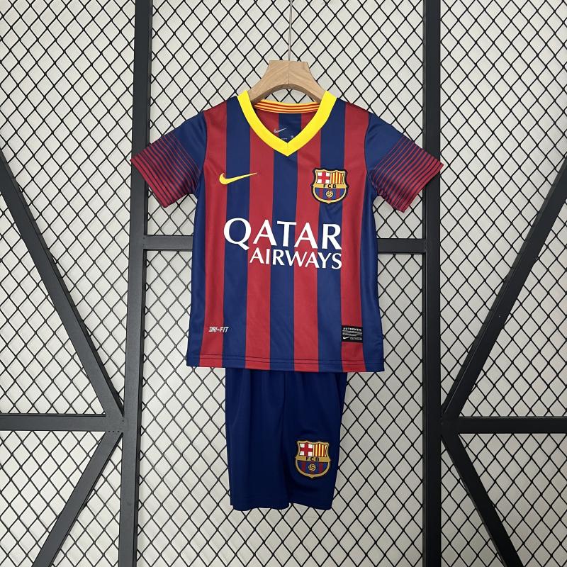 2013/14 Barcelona Retro Kids Jersey  Home