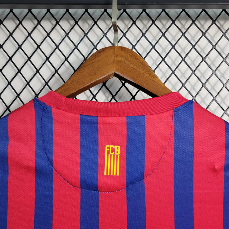 2011/12 Barcelona Long Sleeve Retro Jersey Home