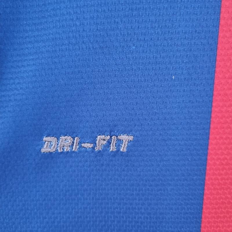 2010/11 Barcelona Long Sleeve Retro Jersey Home