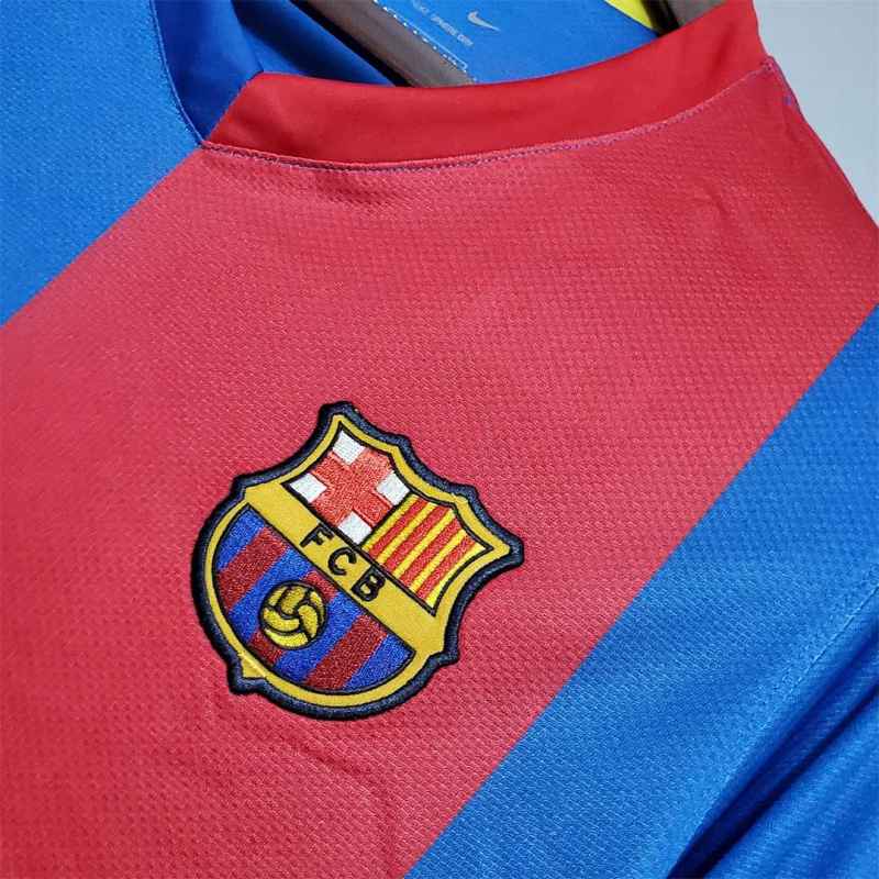 2006/07 Barcelona Retro Jersey Home Long sleeve