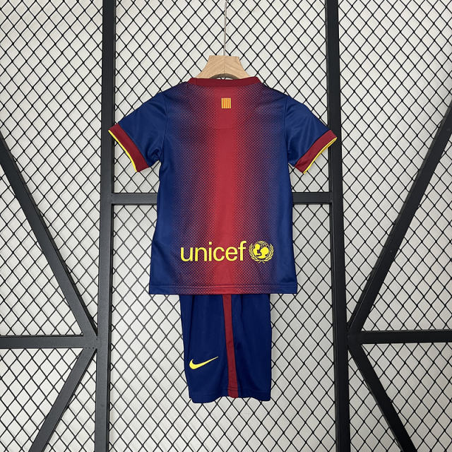 2012/13 Barcelona Retro Kids Jersey Home