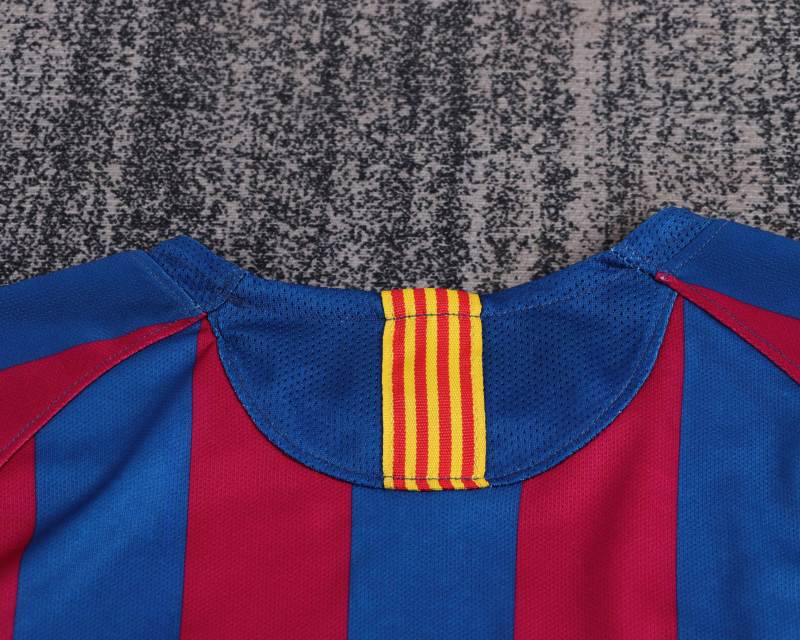 2005/06 Barcelona UCL Final Retro Kids Jersey Home