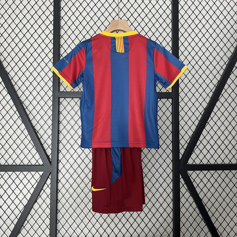 2010/11 Barcelona Retro Kids Jersey Home