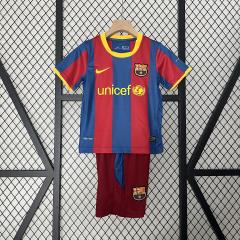 2010/11 Barcelona Retro Kids Jersey Home