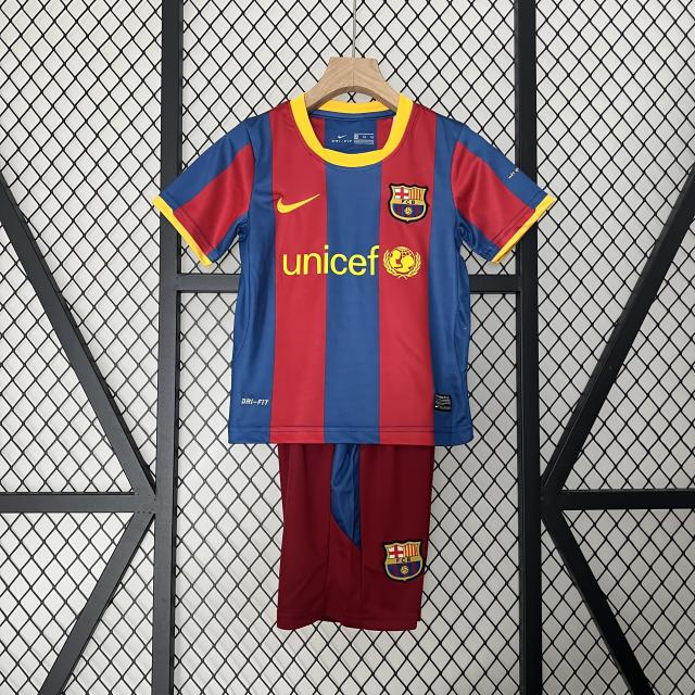 2010/11 Barcelona Retro Kids Jersey Home