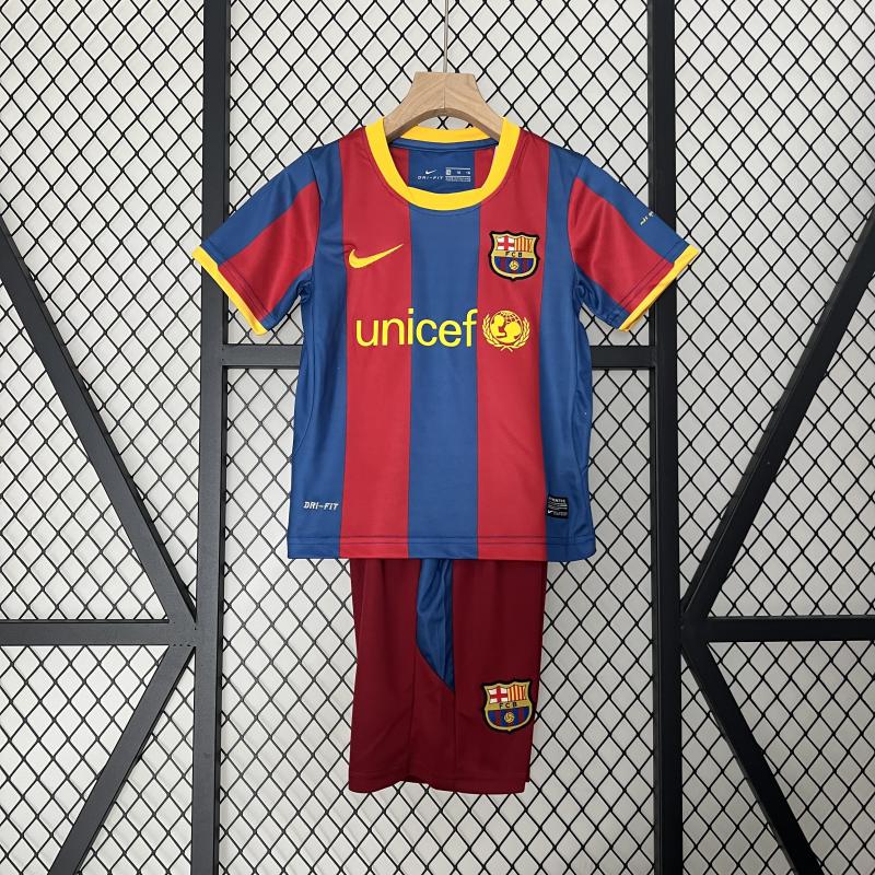 2010/11 Barcelona Retro Kids Jersey Home