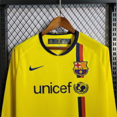 2008/09 Barcelona Long Sleeve Retro Jersey Away