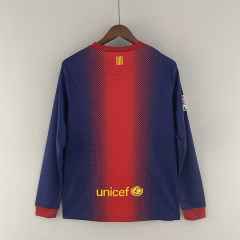 2012/13 Barcelona Long sleeve Retro Jersey Home