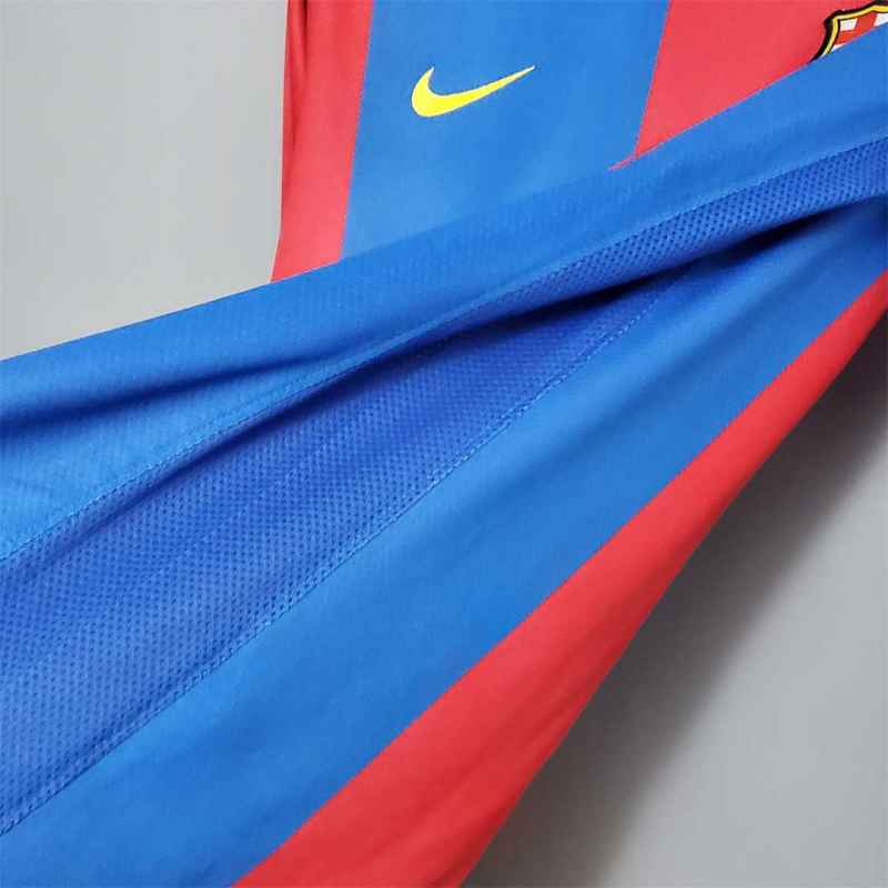 2006/07 Barcelona Retro Jersey Home Long sleeve