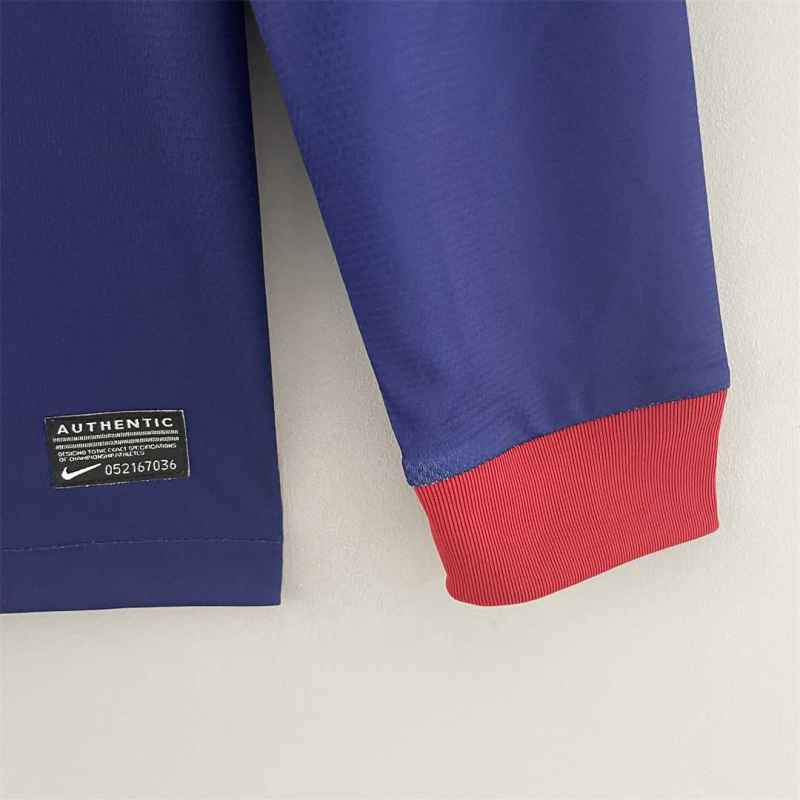 2012/13 Barcelona Long sleeve Retro Jersey Home