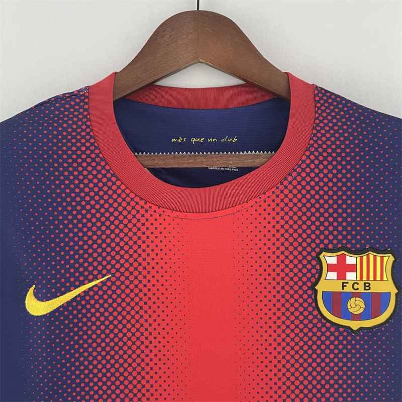 2012/13 Barcelona Long sleeve Retro Jersey Home
