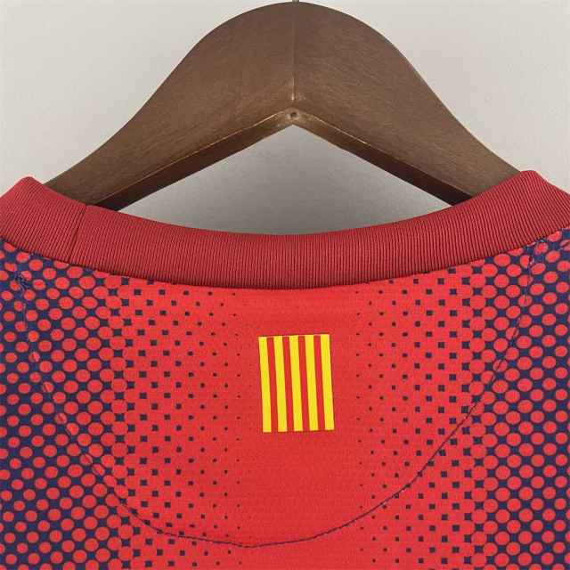 2012/13 Barcelona Long sleeve Retro Jersey Home