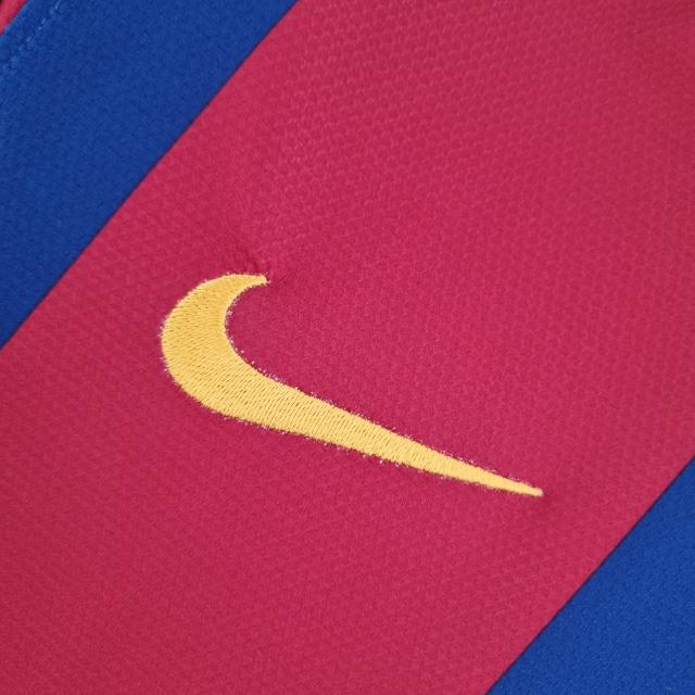 2010/11 Barcelona Long Sleeve Retro Jersey Home