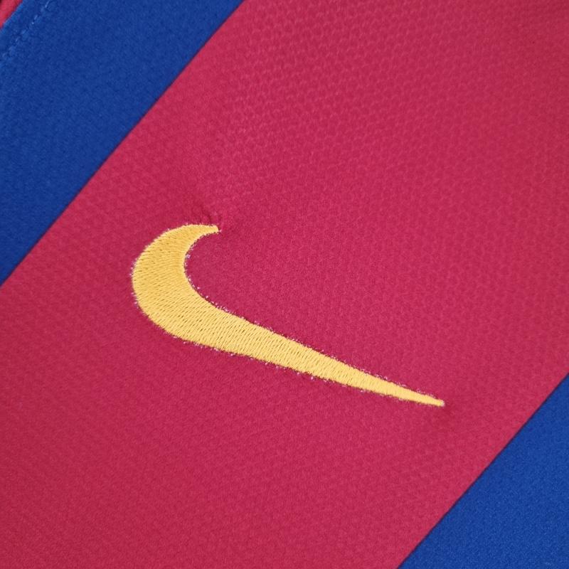 2010/11 Barcelona Long Sleeve Retro Jersey Home
