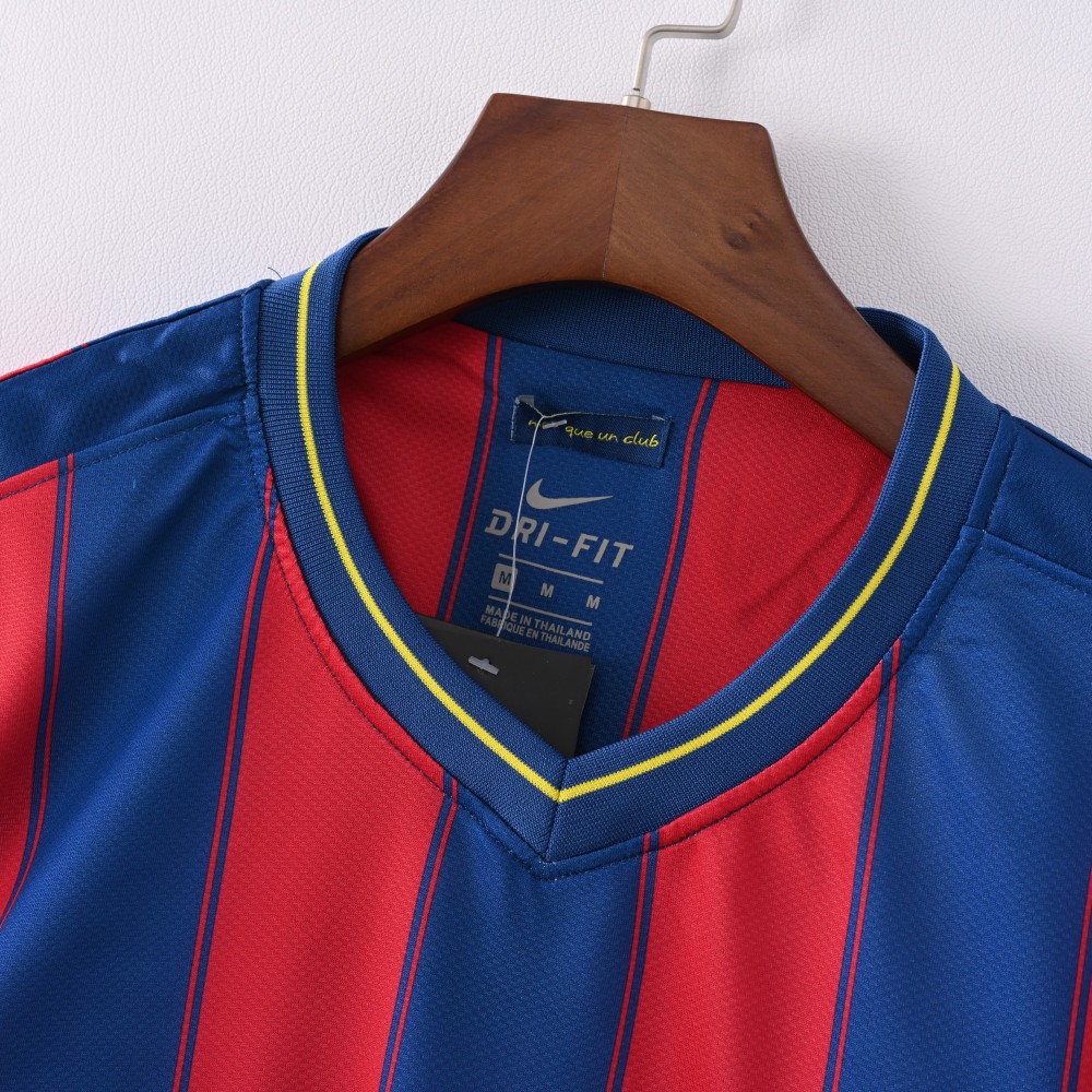 2009/10 Barcelona Retro Jersey Home Long Sleeve