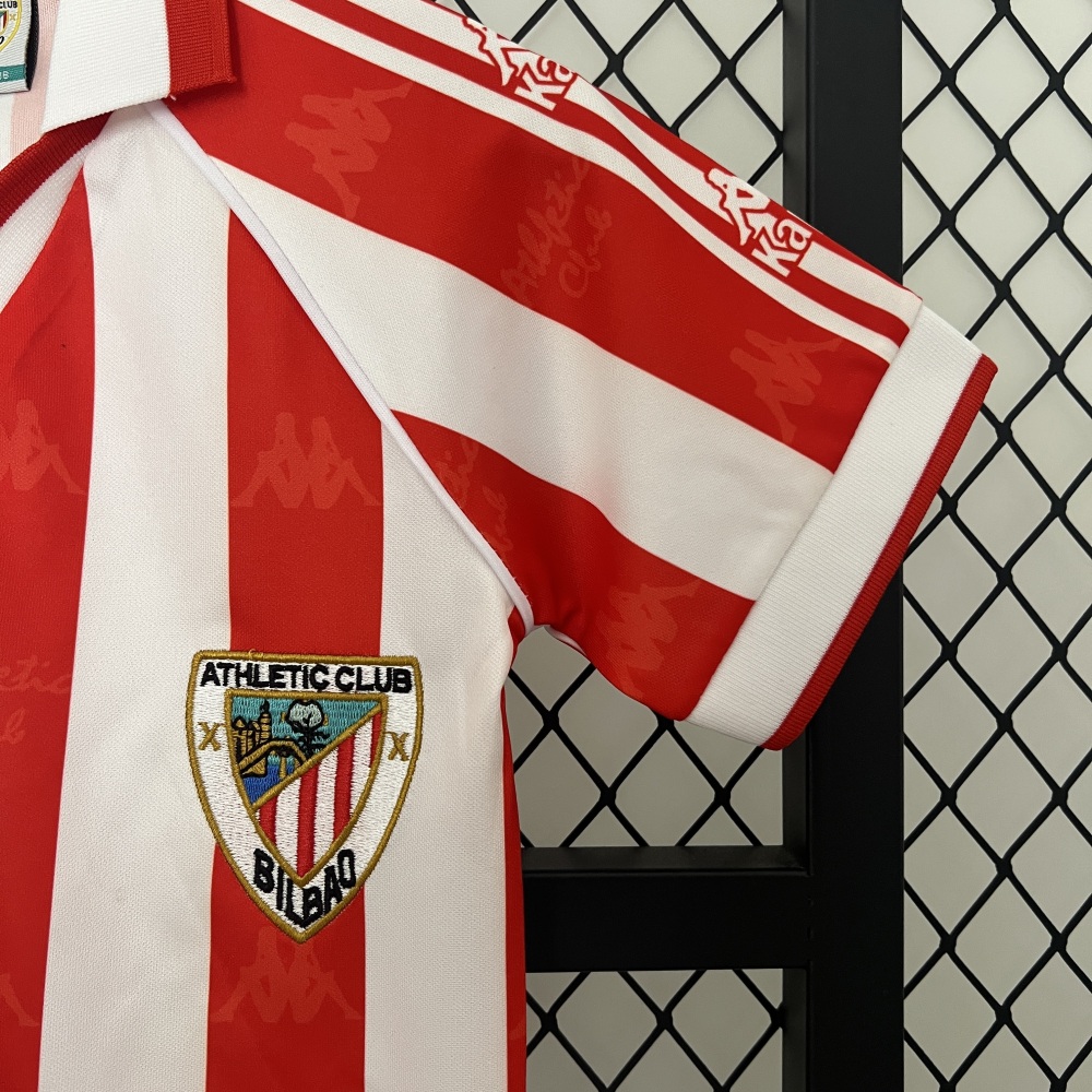 1995/97 Athletic Bilbao Retro Kids Jersey Home