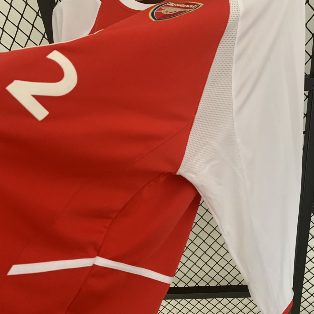 2002/04 Arsenal Home Long Sleeve Retro Jersey