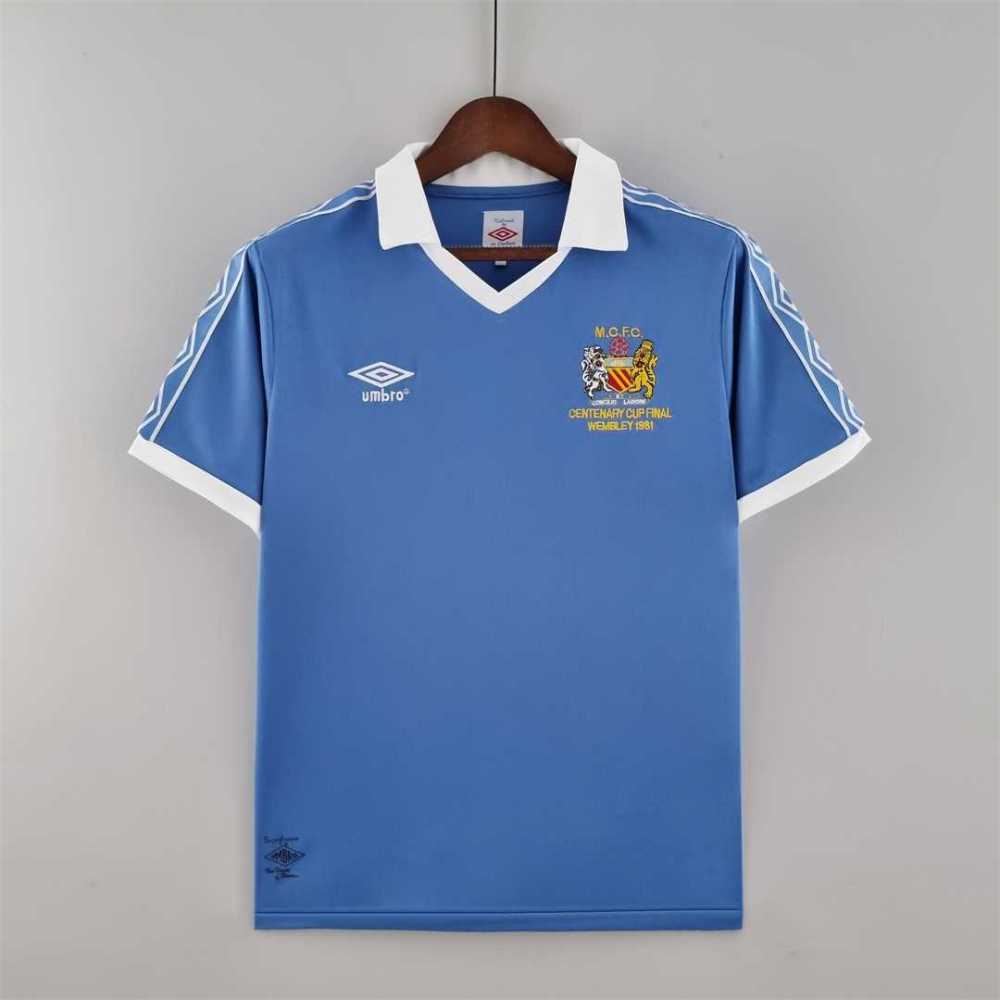 1981/83 Manchester City Retro Home Jersey