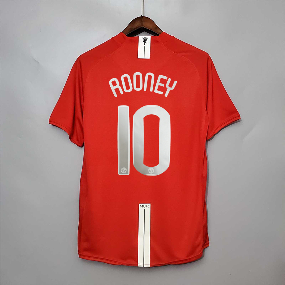2007/08 Manchester United Retro Jersey Home UCL Final