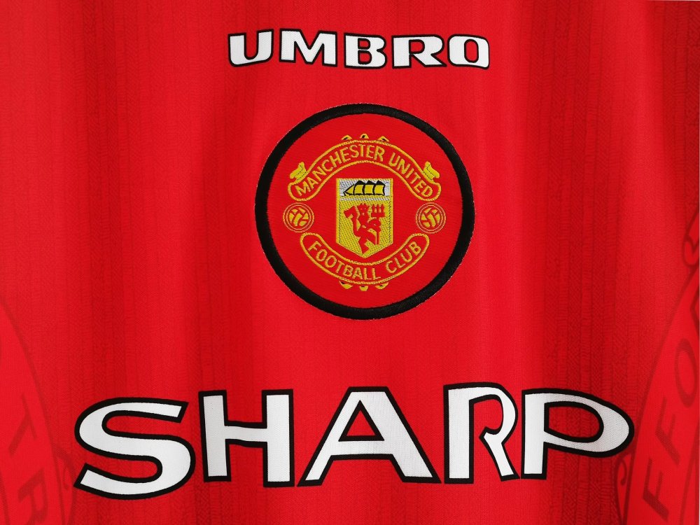 1996/97 Manchester United Retro Long Sleeve Jersey Home