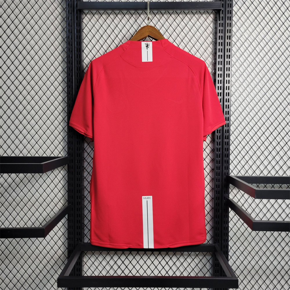 2007/08 Manchester United Retro Jersey Home UCL Final