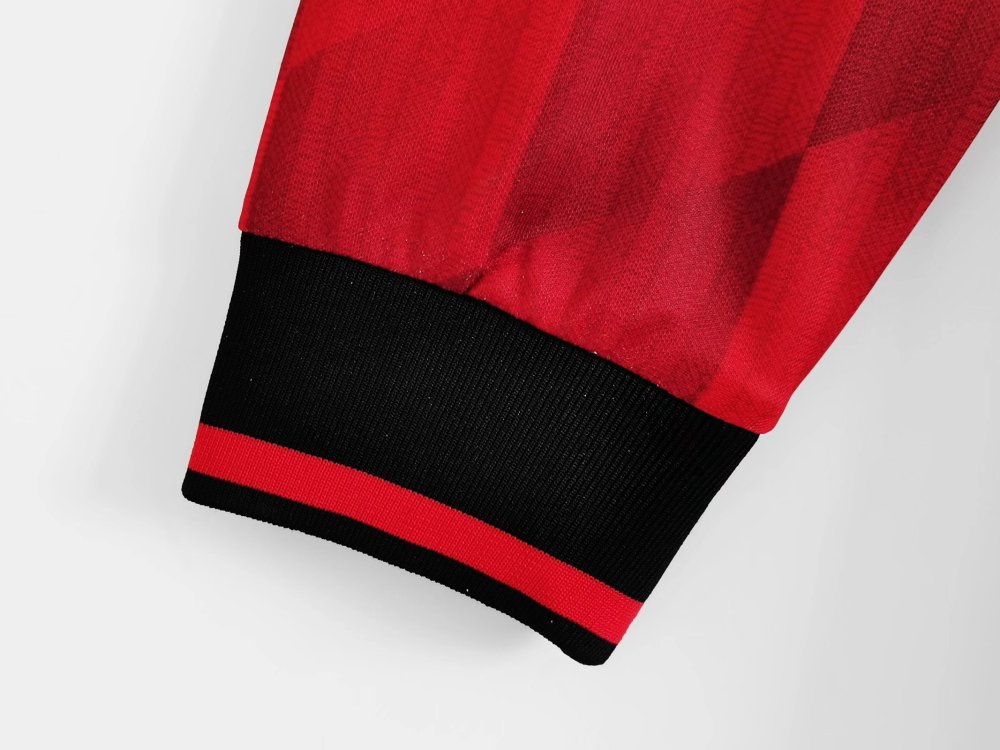 1996/97 Manchester United Retro Long Sleeve Jersey Home