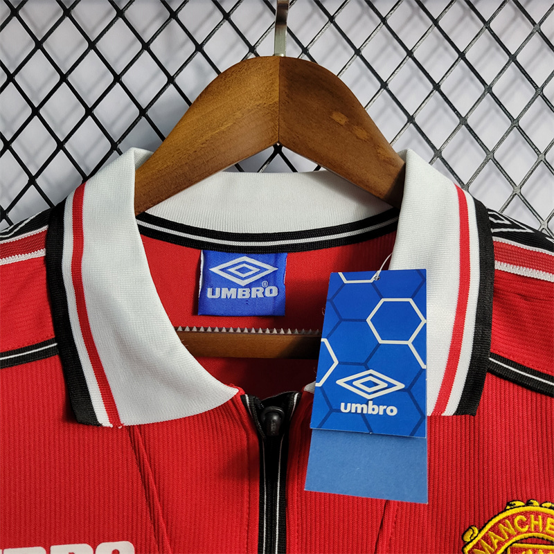 1998/00 Manchester United Retro Jersey Home Long Sleeve