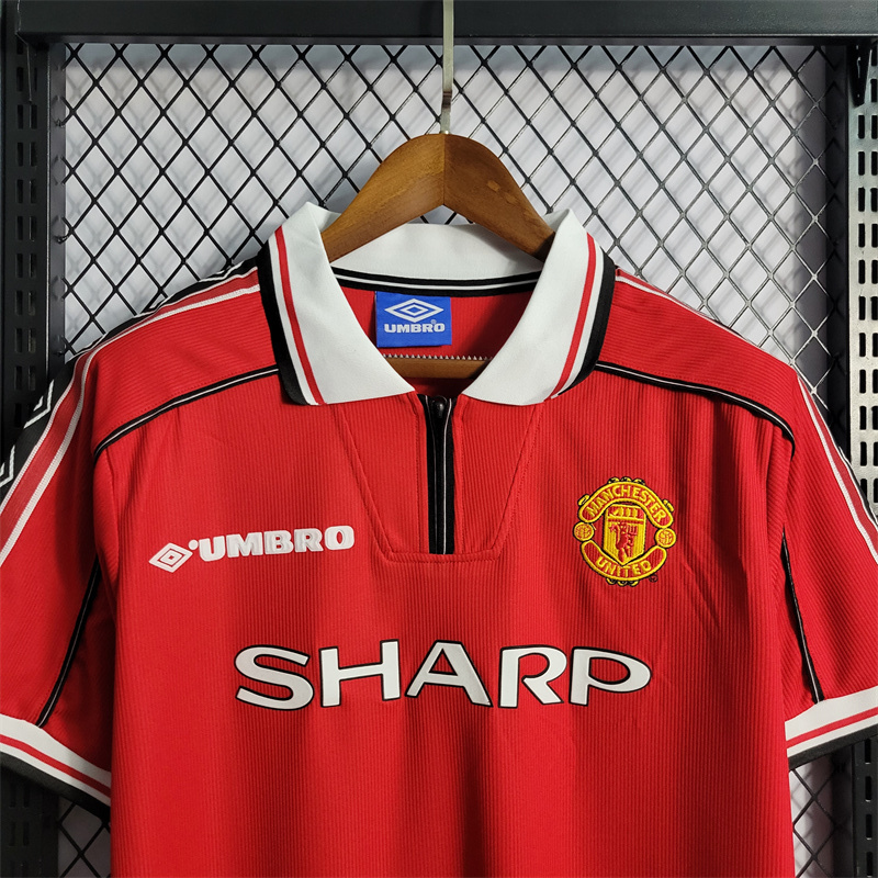 1998/99 Manchester United Retro Jersey Home