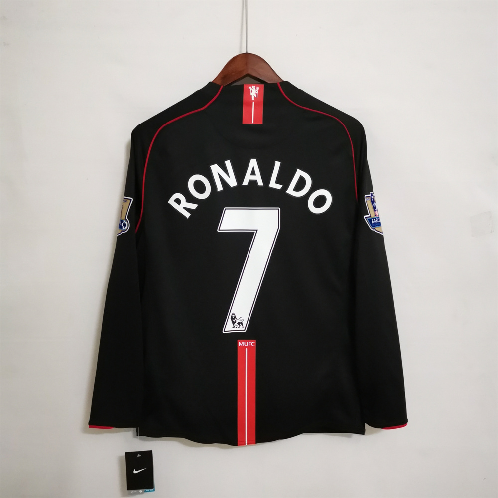 2007/08 Manchester United Third Away Long Sleeve Retro Jersey