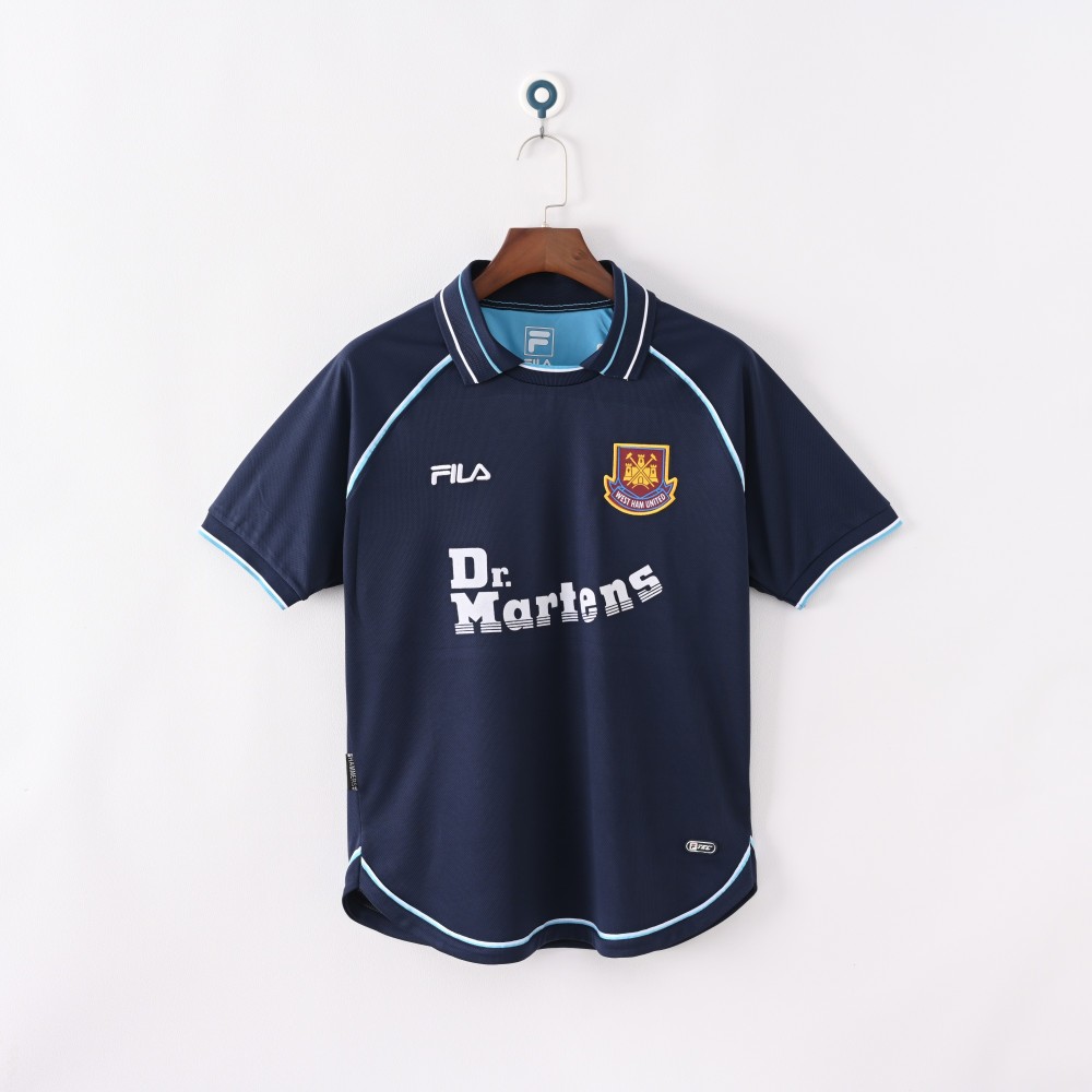 1999/01 West Ham United Retro Jersey Second Away